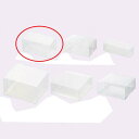 【まとめ買い10個セット品】クリアボックス(ワンタッチ組立式) 11.4×5.7×5.7 10枚 61-549-82-13 【 店舗什器 小物 ディスプレー ギ...