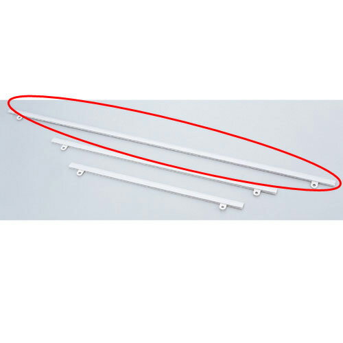 樹脂製ポスターハンガー W90cm 白 5本組 61-233-1-3 【販促用品 ポスター・のぼり用器具 ポスター・タペストリー用備品 樹脂製ポスターハンガー】...