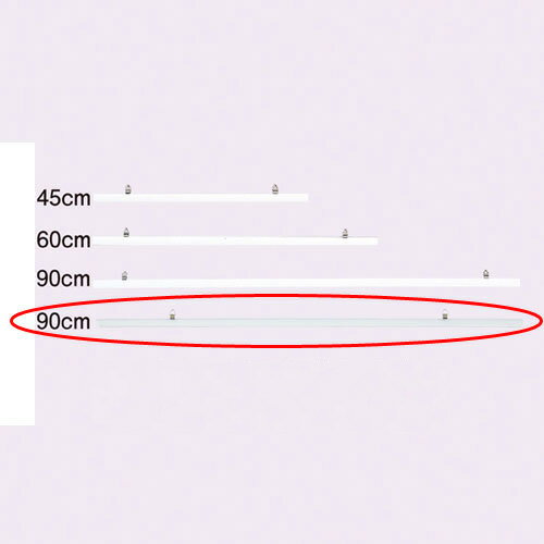 【まとめ買い10個セット品】ポスターハンガー W90cm クリア 5本組 61-233-2-4 【 販促用品 ポスター・のぼり用器具 ポスター・タペストリー用備...