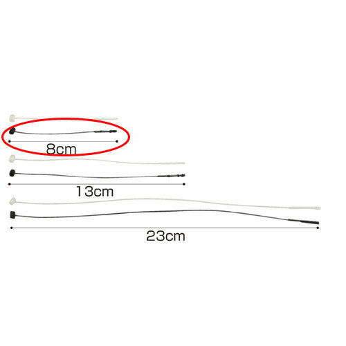 ナイロンロックス L8cm 黒 1000本 61-245-3-2 【販促用品 値付け用品 ロックス ナイロンループロック 値付用品】【販促用品 値付け 値札 価...