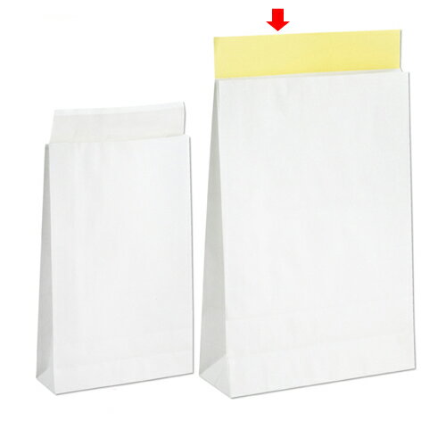 宅配袋 ホワイト ラミネートなし 大 100枚 61-320-7-3 【店舗運営用品 梱包用品 宅配袋・封筒 宅配袋 ホワイト防水タイプあり】【店舗什器 小物 ...