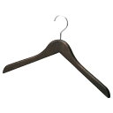 【まとめ買い10個セット品】木製ハンガー ヴィンテージブラウン 屈折型W38cm 10本 61-192-13-1 【店舗什器 パネル ディスプレー 棚 ハンガー...
