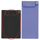 【まとめ買い10個セット品】クリップボード 小 黒 61-400-8-1 【店舗什器 小物 ディスプレー 文具 消耗品 店舗備品】【厨房館】