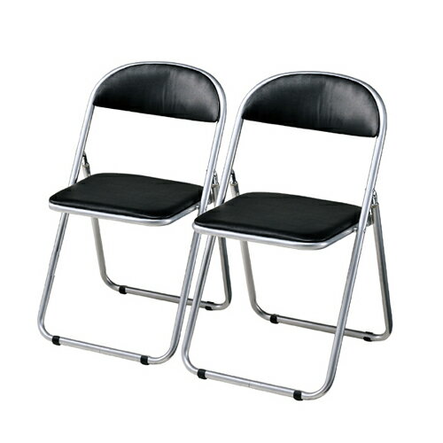 折りたたみパイプ会議イス 会議イス 4台 61-343-1-2 【店舗運営用品 テーブル＆チェア 折りたたみチェ..