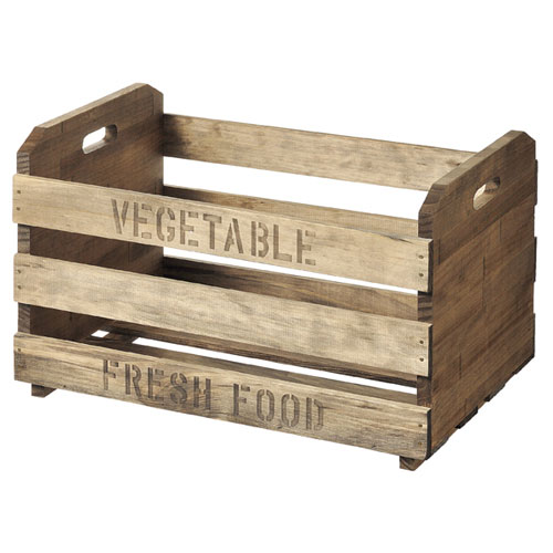 【まとめ買い10個セット品】 マルシェボックス L ライトオーク 61-778-34-3 【メーカー直送/代金引換決済不可】【店舗備品 店舗インテリア 店舗改装...