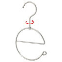 【まとめ買い10個セット品】ディスプレー用ラウンドeフック クローム3個 61-752-77-1 【 演出・ディスプレイ用品 その他ハンガー 服飾雑貨用ハンガー...