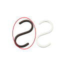 【まとめ買い10個セット品】スチール製ディスプレー用フック スクエアタイプ ブラック 5個 61-752-78-3 【店舗什器 パネル ディスプレー ハンガー ...