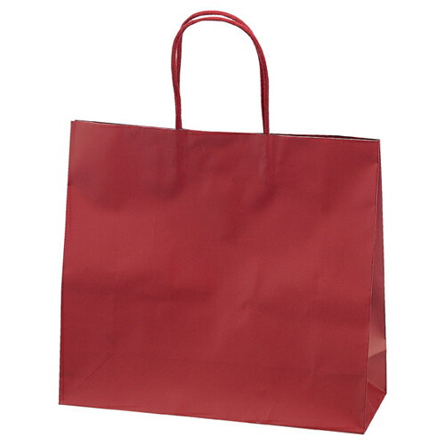 手提げ紙袋 マットバッグ ワイン 32×11×29 10枚 61-314-12-3 【ラッピング用品 ラッピングシリーズ バレンタイン・イースター・入学 紐付き紙袋マットバッグ】【厨房館】