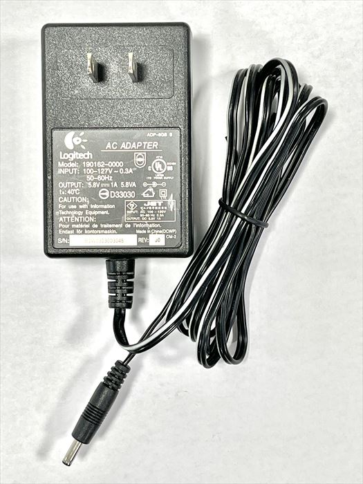 【中古】AC ADAPTER Logitech Model:190162-0000 ACアダプター