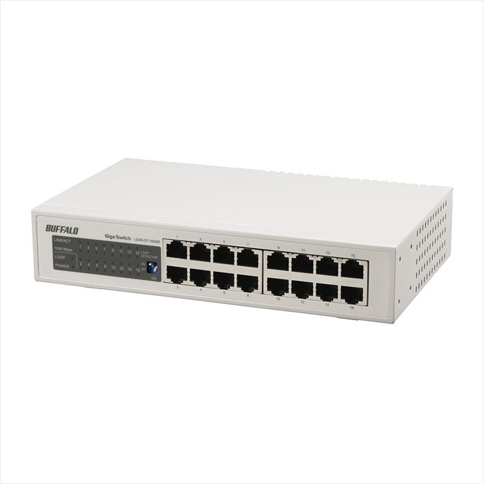 乐天商城 - バッファロー BUFFALO LSW5-GT-16NSR スイッチングハブ 16ポート