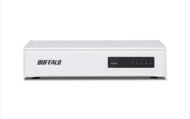 Rakuten - BUFFALO LSW4-TX-5NS/WHD 10/100Mbps対応 スイッチングハブ 金属筐体/電源内蔵モデル LSW4-TX-NS/Dシリーズ