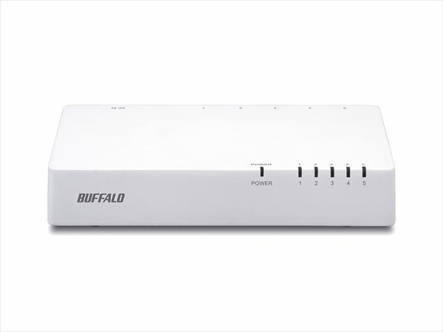 乐天商城 - BUFFALO LSW4-TX-5NP/WHD 10/100Mbps対応 スイッチングハブ プラスチック筐体/電源内蔵モデル LSW4-TX-NP/Dシリーズ