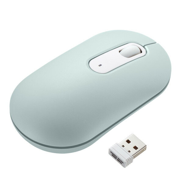 【サンワサプライ】 MA-WBS327G 静音ワイヤレスマウス グリーン SANWA SUPPLY【代引不可】