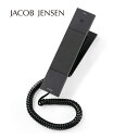 JACOB JENSEN ヤコブ・イェンセン HT20 正規品 デザイン電話機 ブラック 黒 子機 電話器 シンプル おしゃれ スリム コンパクト 北欧 Telephone ホテル仕様 ホテルライク その1