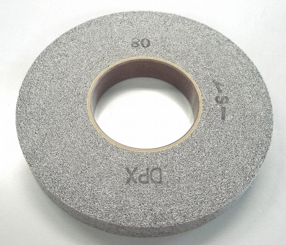 バリ取りホイールΦ305x38x127mm 粒度80（粗目）　硬度S（ソフトタイプ）　NCA　スパイルクス　DPX