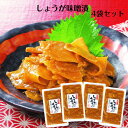 【マラソン期間P5倍】しょうが味噌漬(150g)4袋セット 国内産 生姜味噌 生姜漬物 しょうが漬物 味噌漬け 味噌漬 青源味噌 生姜焼き 米麹味噌 漬物 ごは...
