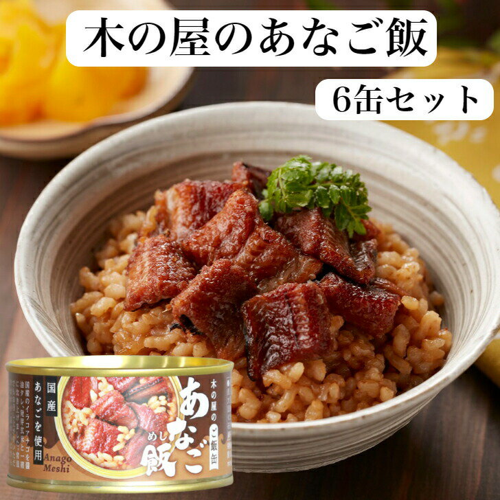 あなご飯 160g 6缶セット あなごご飯 穴子飯 木の屋石巻水産 あなご煮 国内産 あなご アナゴ 穴子 缶詰 ギフト プレゼント 缶つま おつまみ 酒の肴 キャンプ 非常食 ご飯のお供 保存食 郡山銘…