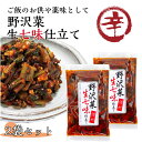【マラソン期間P5倍】野沢菜生七味仕立て 2袋セット 野沢菜 のざわな 七味 生七味 唐辛子 信州 薬味 焼き肉 しゃぶしゃぶ 万能調味料 ご飯のお供 酒の肴 ...