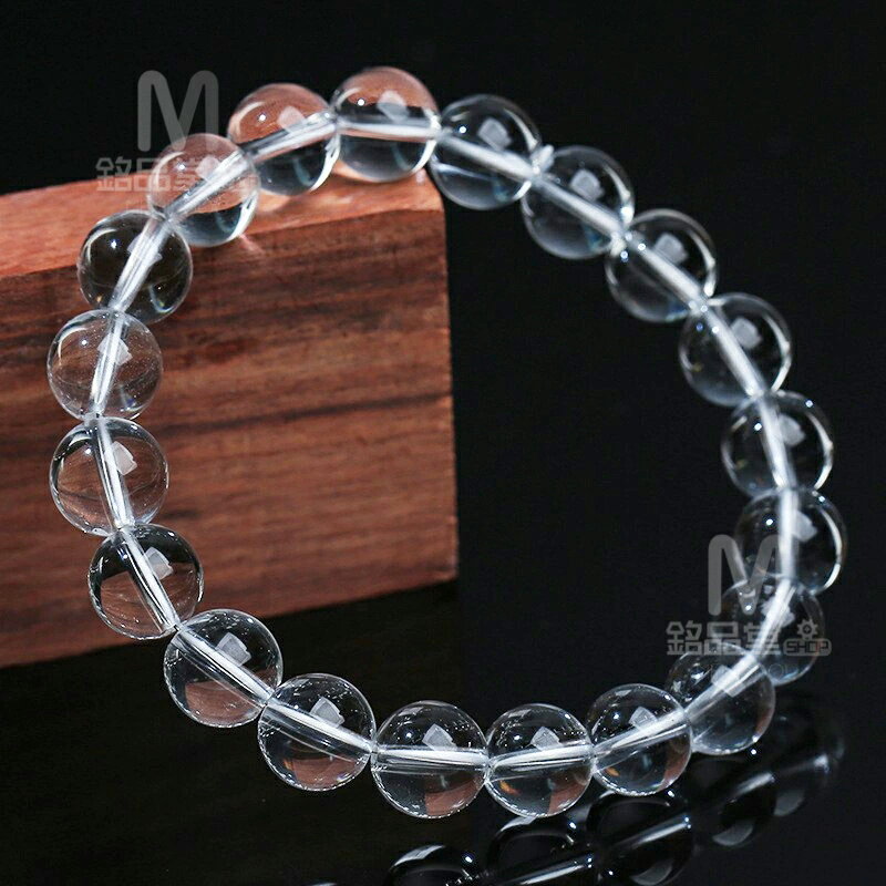 ホワイトクリスタル パワーストーン ブレスレット 水晶 天然石 数珠 アクセサリー 6mm 8mm 10mm 12mm 14mm 16mm 念珠 クリスタル レ...