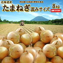 たまねぎ 送料無料 8kg 北海道産 蘭越産 S〜Lサイズ サイズ混み 玉ねぎ タマネギ ポリフェノール サラダ