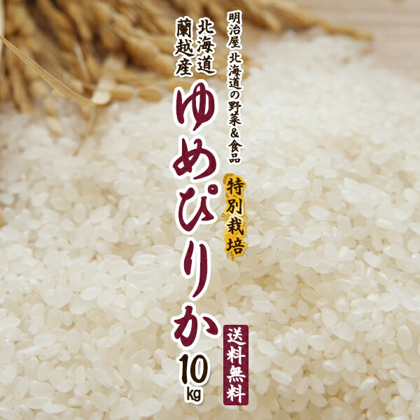 【9月下旬発送予定♪ご予約受付中！】特別栽培米 ゆめぴりか 送料無料 10kg (5...