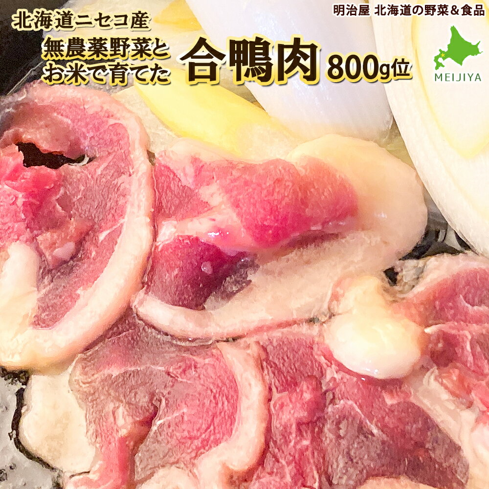 ★500円OFFクーポン発行中★合鴨肉 1羽詰め 800g位 無農薬 北海道ニセコ産 かも肉 カモ肉