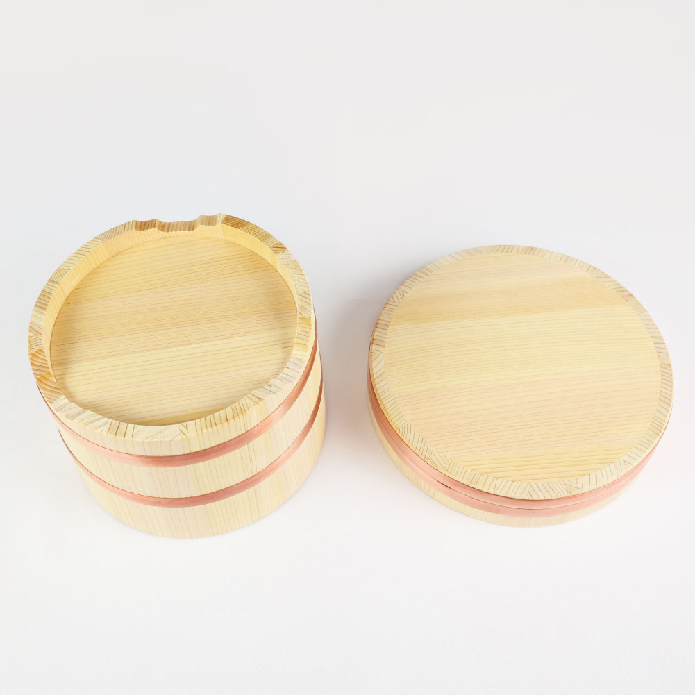 【ポイント5倍♪安心国産品♪】国産品おひつ【木曽サワラ材・24センチ・約8合用】