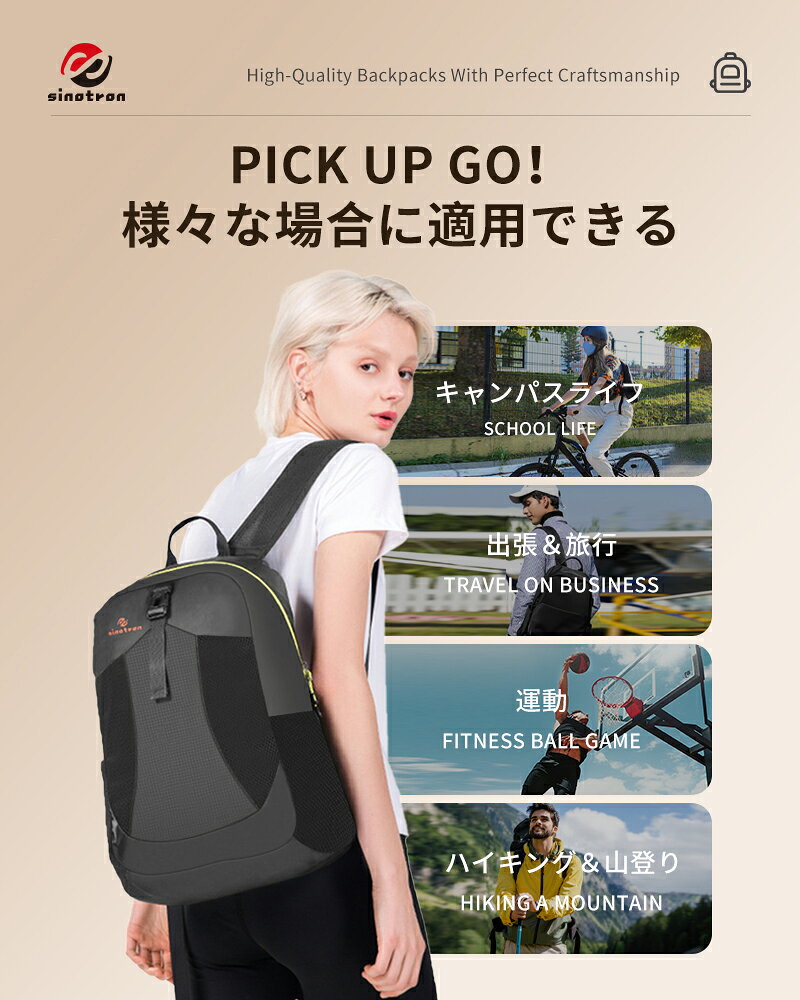 リュック 超軽量 アウトドアバック 折畳みリュック 耐久性のある 22L大容量リュック バックパック リュックサック アウトドアバック 通勤 おしゃれ バッグ リュックレディース メンズバッグ 旅行バッグ 防水耐久性 3色 meikaso-10000031 Meikaso 公式店 サンプル画像3