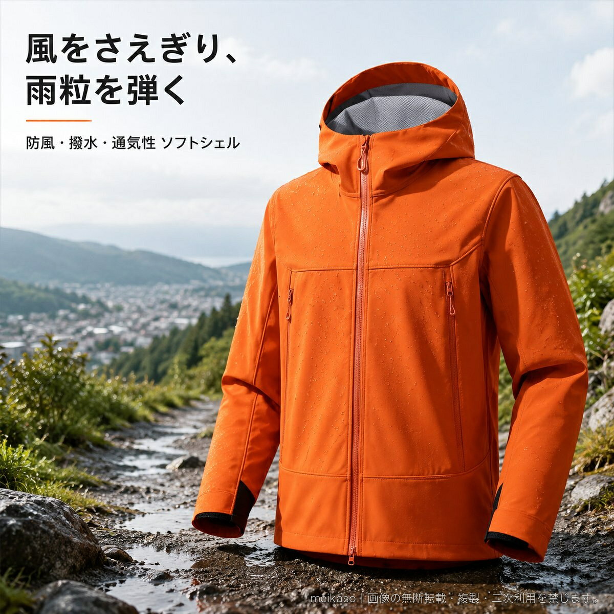 登山やハイキング、トレッキング、アウトドアシーンから日常の羽織りまで使いやすい、男女兼用のソフトシェルジャケットです。防風性と撥水性を備え、天候が変わりやすい屋外でも活躍。通気性にも配慮したつくりで、フードやファスナー付きポケットを備えています。レギュラー丈のすっきりしたデザインと豊富なカラー展開で、アウトドアスタイルにも普段のコーディネートにも合わせやすい一着です。素材はポリエステル100%、裏地・中綿のない仕様です。サイズはSから4XLまで、カラーは7色からお選びいただけます。▲バナーをタップしてクーポンを獲得できます5,580円5,580円5,680円5,780円