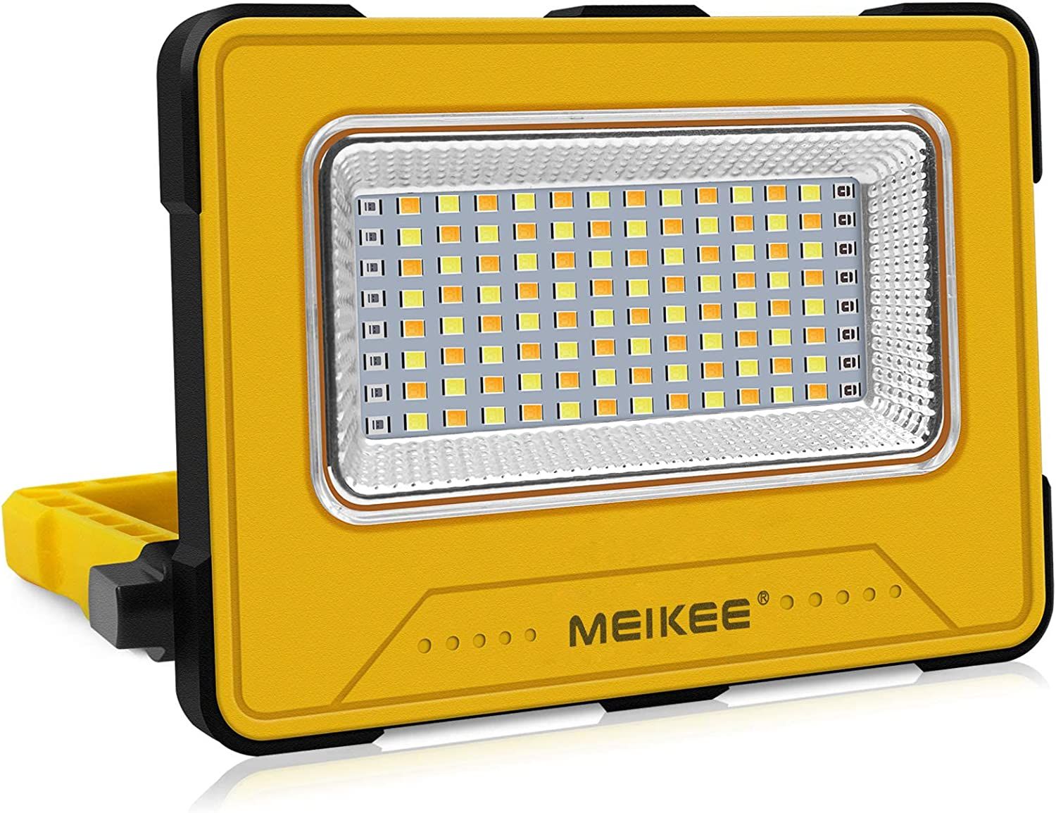 【300オフクーポン】10000mah MEIKEE led 投光器 100w相当 作業灯 屋外 充電式 LED ランタン 懐中電灯 キャンプライト ワークライト 高輝度 USB充電 ソーラー充電【緊急】防水 4色切替 5段階調…