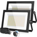 MEIKEE【100W超薄型 電球色 2個セット】LED投光器 看板灯 屋外 2700K 超高輝度 省エネ 豪雨対応 IP66防水 1000w相当 5万時間点灯可能 13年間耐久度 省エネ 120°広角 看板照明 お店用 駐車場 ガレージ 倉庫照明 屋内/屋外 雰囲気作り PSE認証済み 適格請求書発行可能