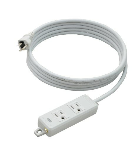 【公式】明工社 MR7702TJ3 横形OA用接地タップ2コ口 ランプ、マグネット付 VCTF3m接地プラグ付 設備工事用配線器具 オフィス 舞台 劇場 現場