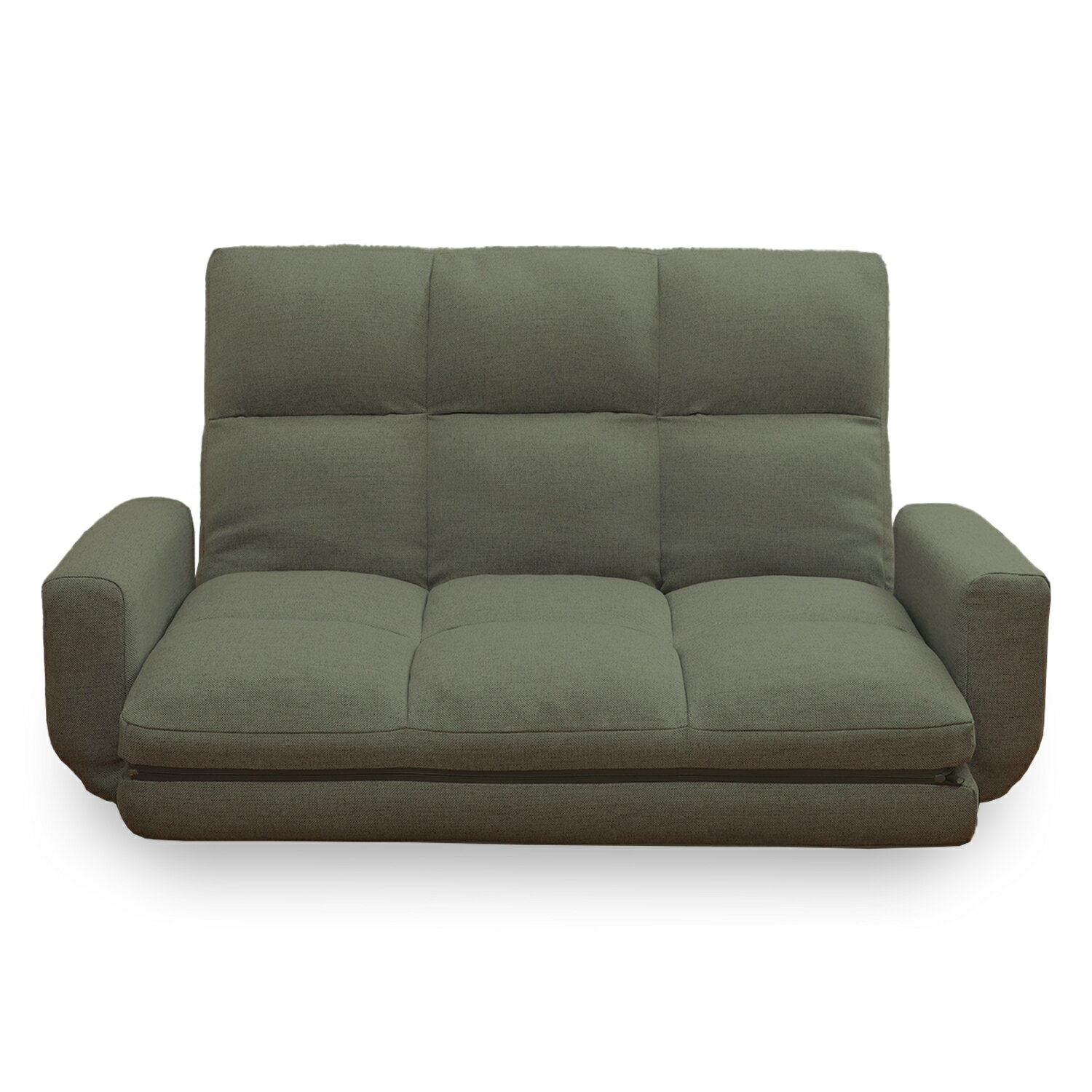 楽天市場】座椅子 二人掛け（カラーグリーン）の通販