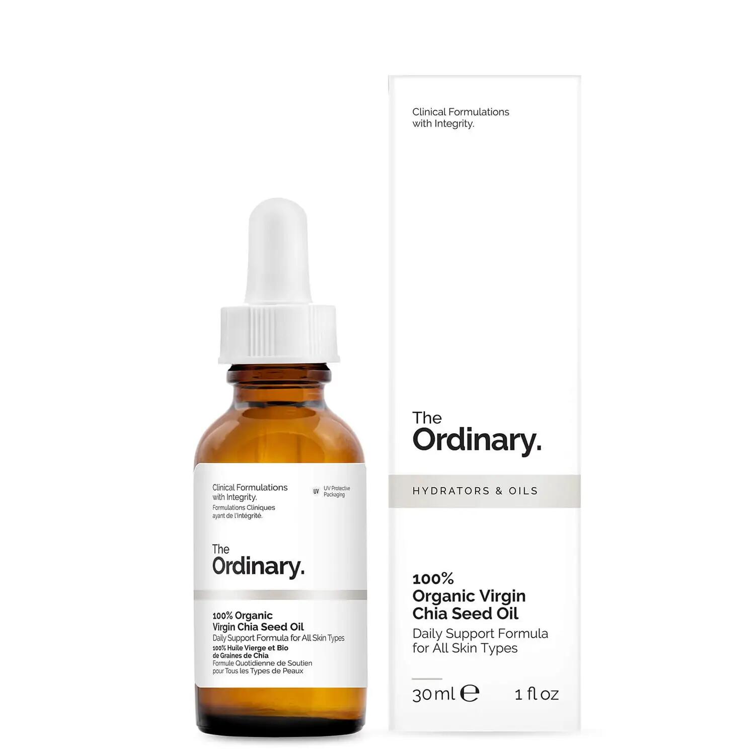 海外発送 The Ordinary 100% Organic Virgin Chia Seed Oil オーガニック バージン チアシードオイル 30ml