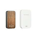 Umimile ワイヤレスチャイム 自動発電 玄関チャイム 電池不要 防水防塵 工事不要 38曲 4段階音量調節 100db 光でお知らせ メモリー機能 ドアベル 介護/飲食店/玄関 150M範囲 二階も聞こえる 来客対応