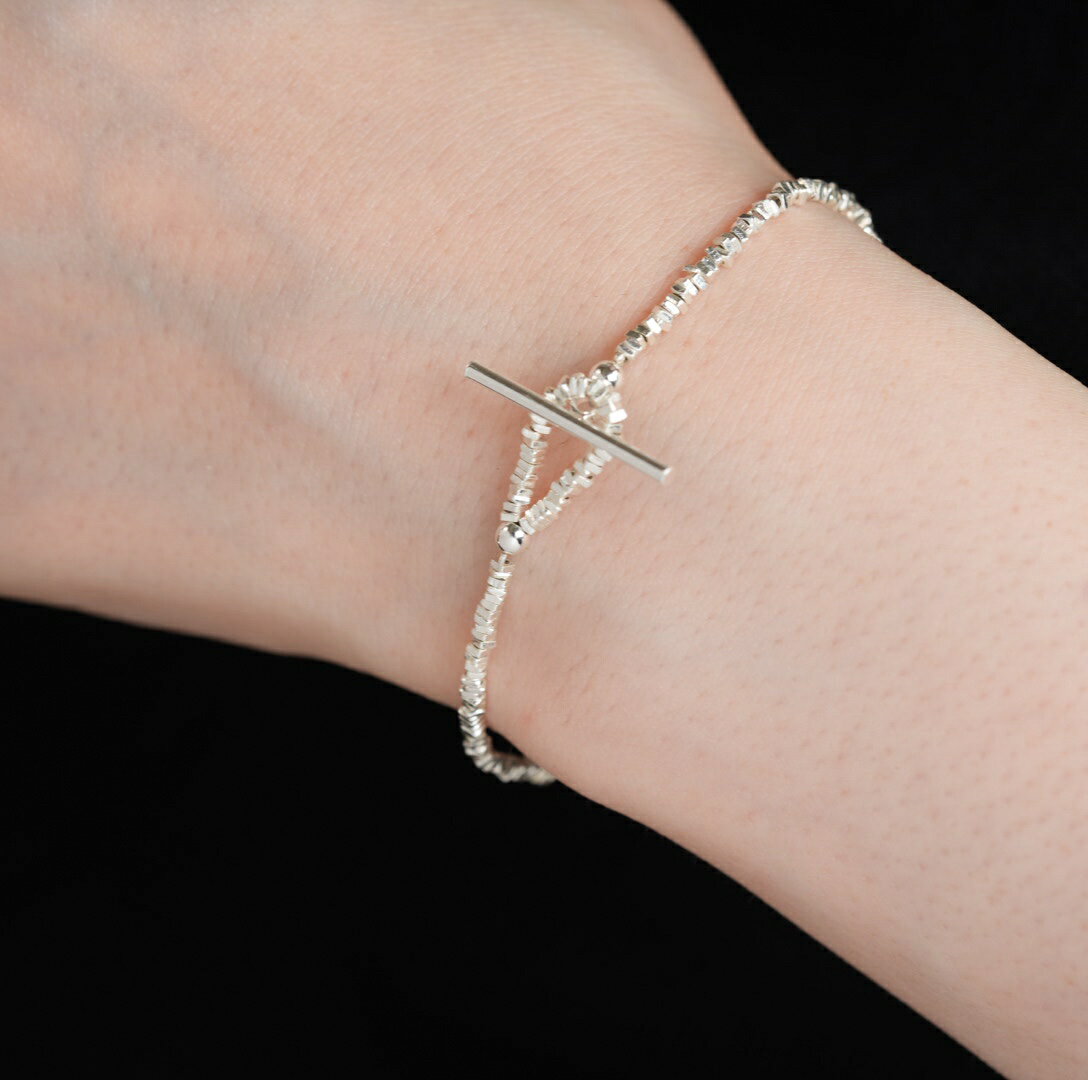 ブレスレット レディース シンプル シルバー ビーズ チップ チョーカーネックレス レディース 金属アレルギー対応 アクセサリー プレゼント 大人 レディース 女性 ゴールド シルバー おしゃれ 夏のサムネイル