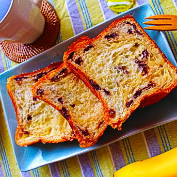 スイーツ デニッシュ 完熟チョコバナナ 1斤（おやつにも朝食にもやみつきのデニッシュ 食パン）