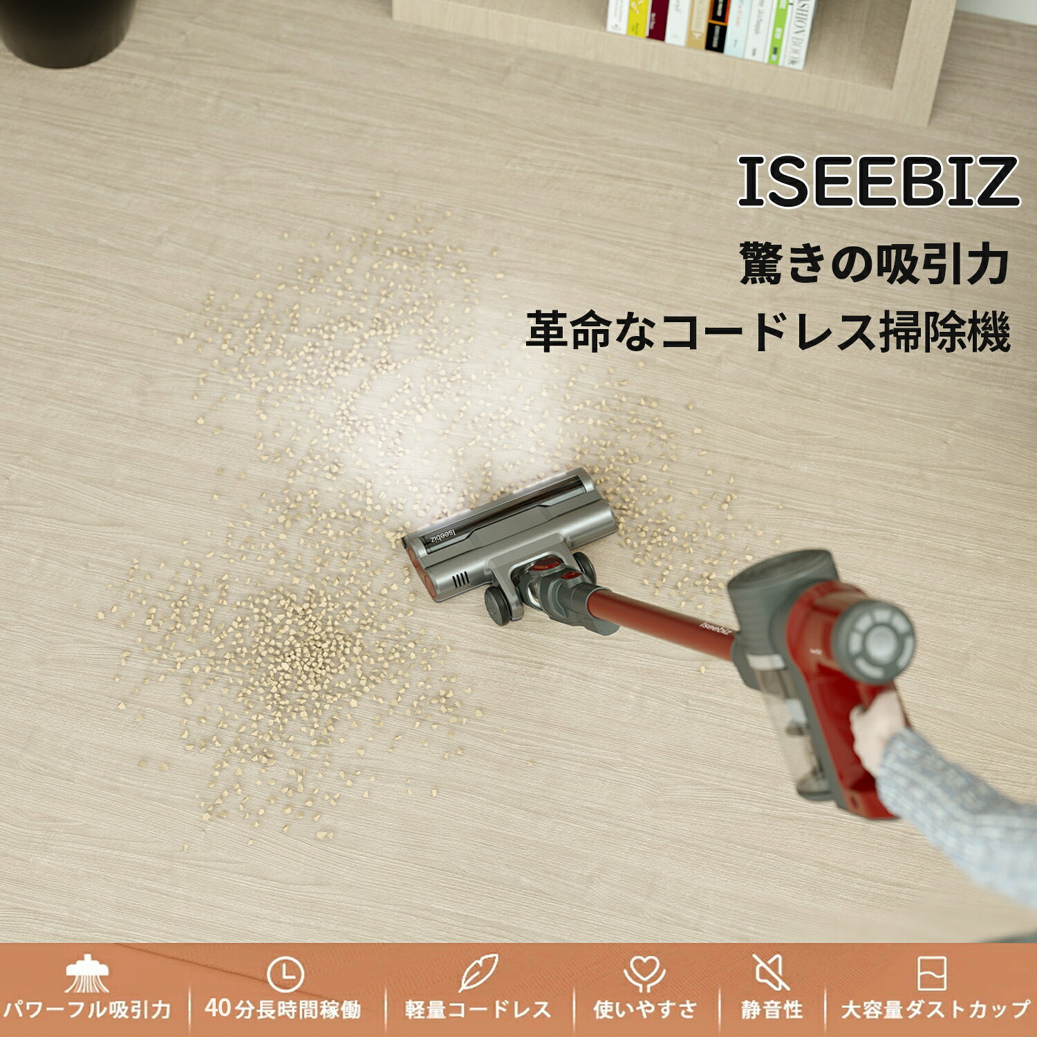 【1,000円OFF券付き】掃除機 コードレス 車用掃除機 コードレス掃除機 サイクロン...