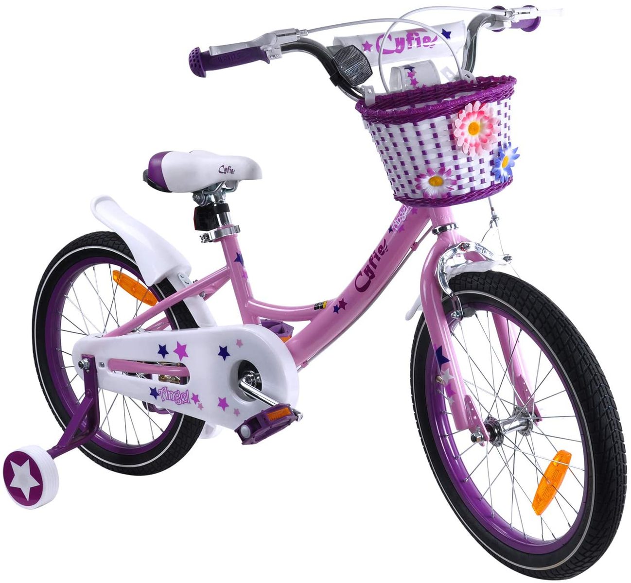 【500円クーポン券付】 子供自転車 14インチ 16インチ 18インチ 自転車 お姫様気分 Cyfie 森ガール イギリス風 可愛い 補助輪付き カゴ付き 組み立て式 お誕生日 プレゼント 幼児 小学生 要組立品