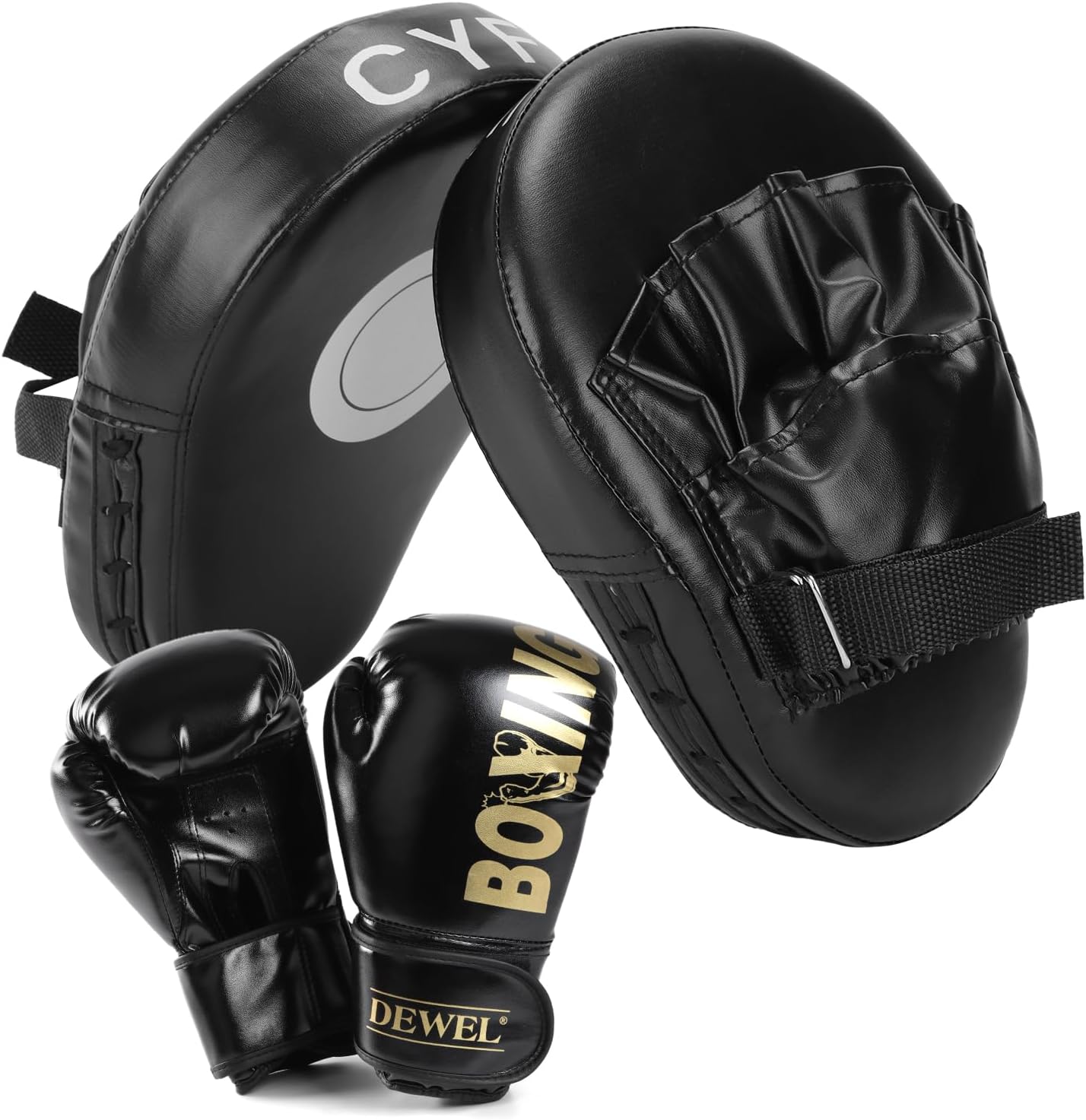 【BF期間限定20倍P付】あす楽 ボクシング グローブ 4個セット ミット セット パンチングミット 運動不足解消 ストレス発散 男女兼用