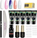 ポリジュル セット 5色 10点セット 15ml Biutee 長さだしチップ 簡単に長さだし
