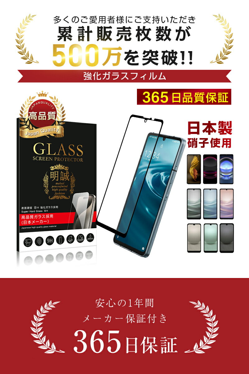 【2枚セット】AQUOS sense6 SH-54B / sense6 SHG05 / sense6 SH-RM19 / sense6 SH-M19 / sense6s SHG07 / sense7 SH-53C / sense7 SHG10 / sense8 SHG11 / SH-54D 強化ガラスフィルム 液晶保護フィルム 3D ソフトフレーム ガラスカバー スマホ画面保護 画面フィルム