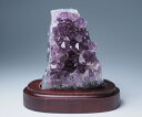 アメジストクラスター 622g 台座付き ブラジル産【一点もの】紫水晶 アメシスト(3)