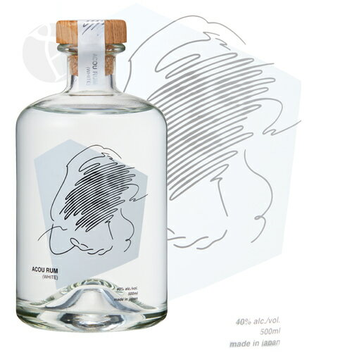 スピリッツ｜ ACOU RUM WHITE 500ml アコウ ラム ホワイト 山甚七商店