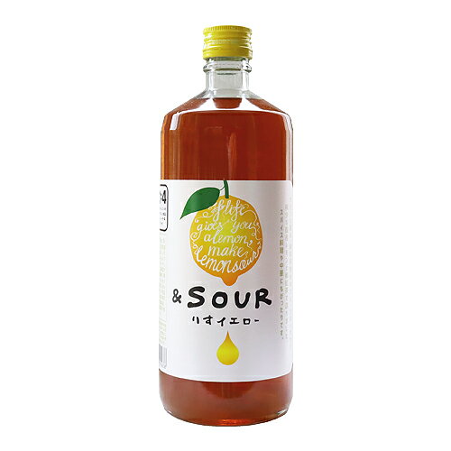 ≪リキュール≫ ＆SOUR りすイエロー 720ml アンドサワー 国産レモンサワーの素