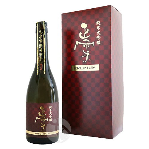 正雪 純米大吟醸 プレミアム 袋吊雫酒斗瓶取 720ml 化粧箱入り しょうせつのサムネイル