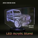 「クルマ好きにおすすめ!」七色に光り輝くLEDアクリルスタンド メルセデス・AMG G63 ゲレンデヴァーゲン(3)