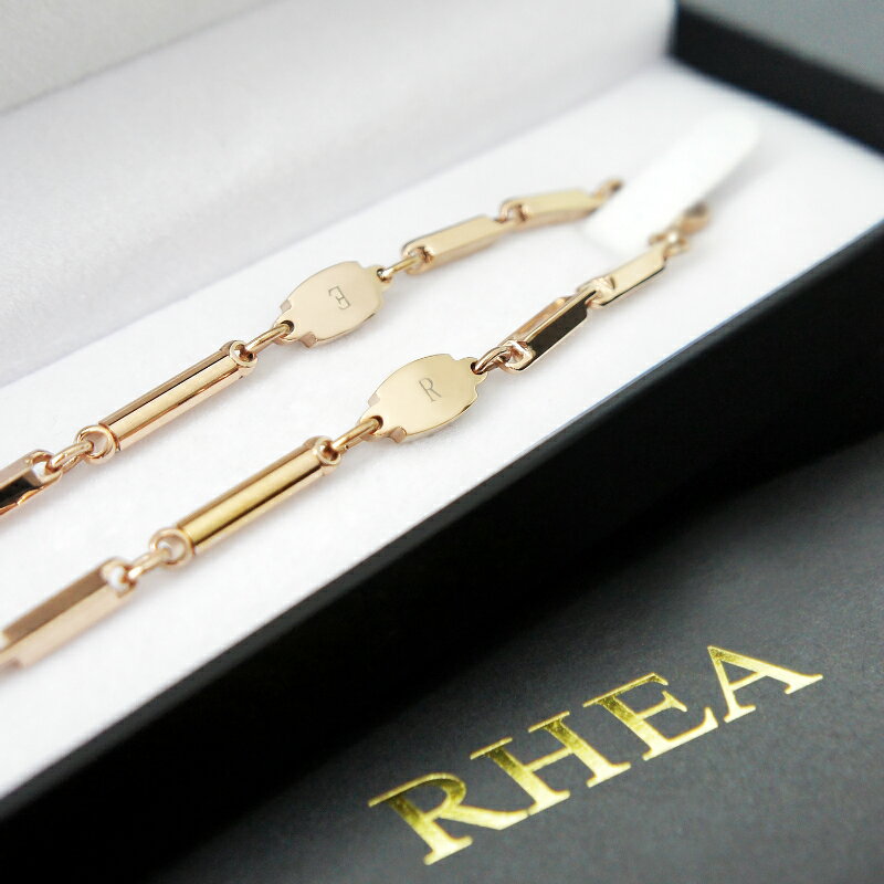 RHEA 【 ピンクゴールドビーン メンズ 】正規保証 創業40周年キャンペ−ン　健康ネックレス