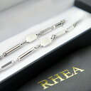 RHEA 【 シルバ−ビーン メンズ 】正規保証　健康ネックレス