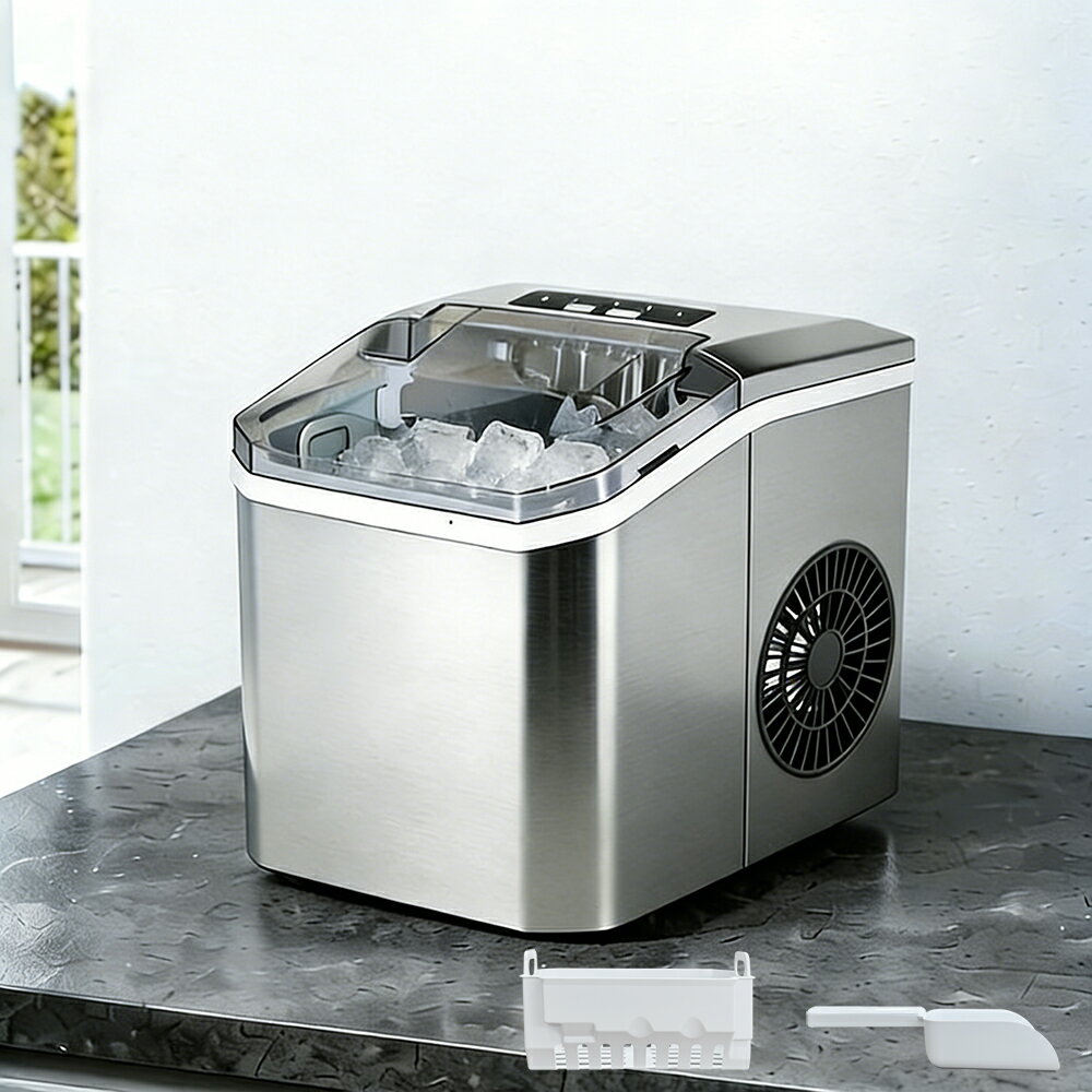 【全店クーポンあり】製氷機 高速製氷機 家庭用 アイスサイズ調整可能 最速6分 自動洗浄機能 低騒音 透明窓 赤外線検出機能 軽量設計 日本語パネル 卓上 家庭用 業務用 保存用氷袋付き 自動製氷機 氷つくり機 エコジー